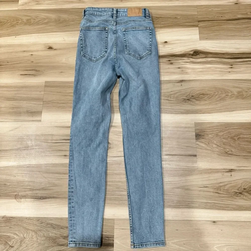 Zara Blue Slim Fit Skinny High Waisted Jeans Women’s 4